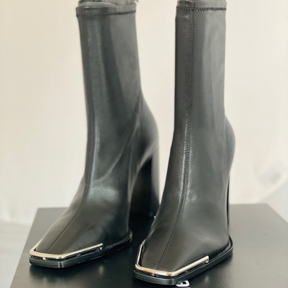 Alexander Wang Black Nappa Mascha Boots